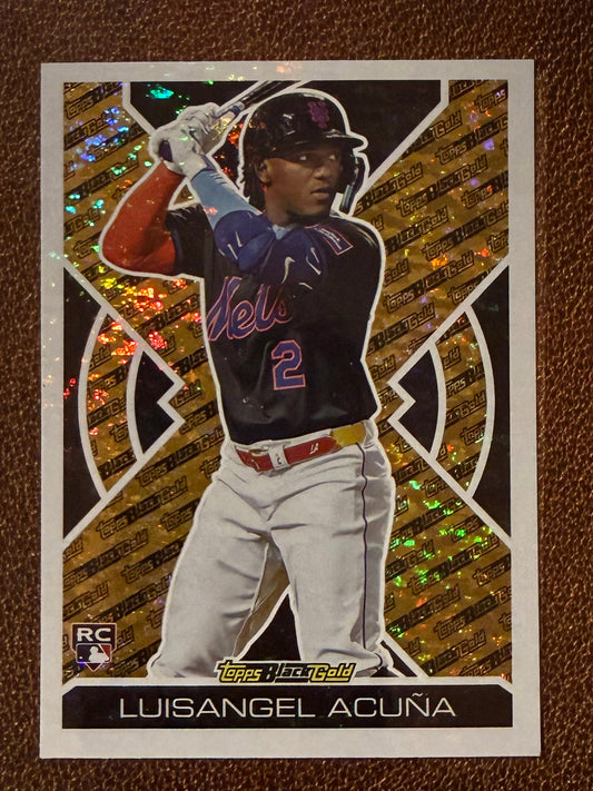 Luisangel Acuna - 2025 Topps Update - Black Gold Insert - Mets