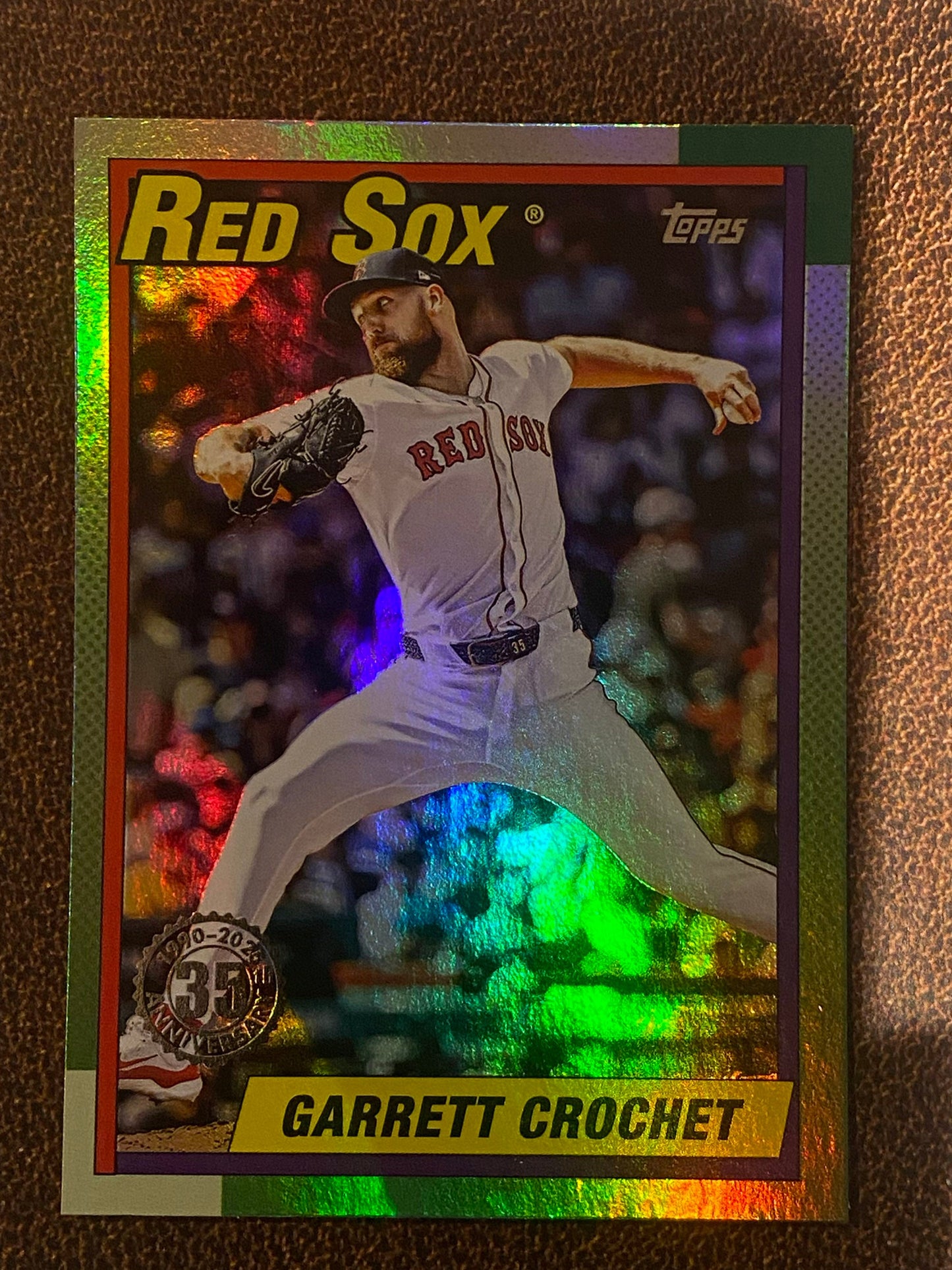 Garrett Crochet - 2025 Topps Update - 1990 Foil Insert - Red Sox