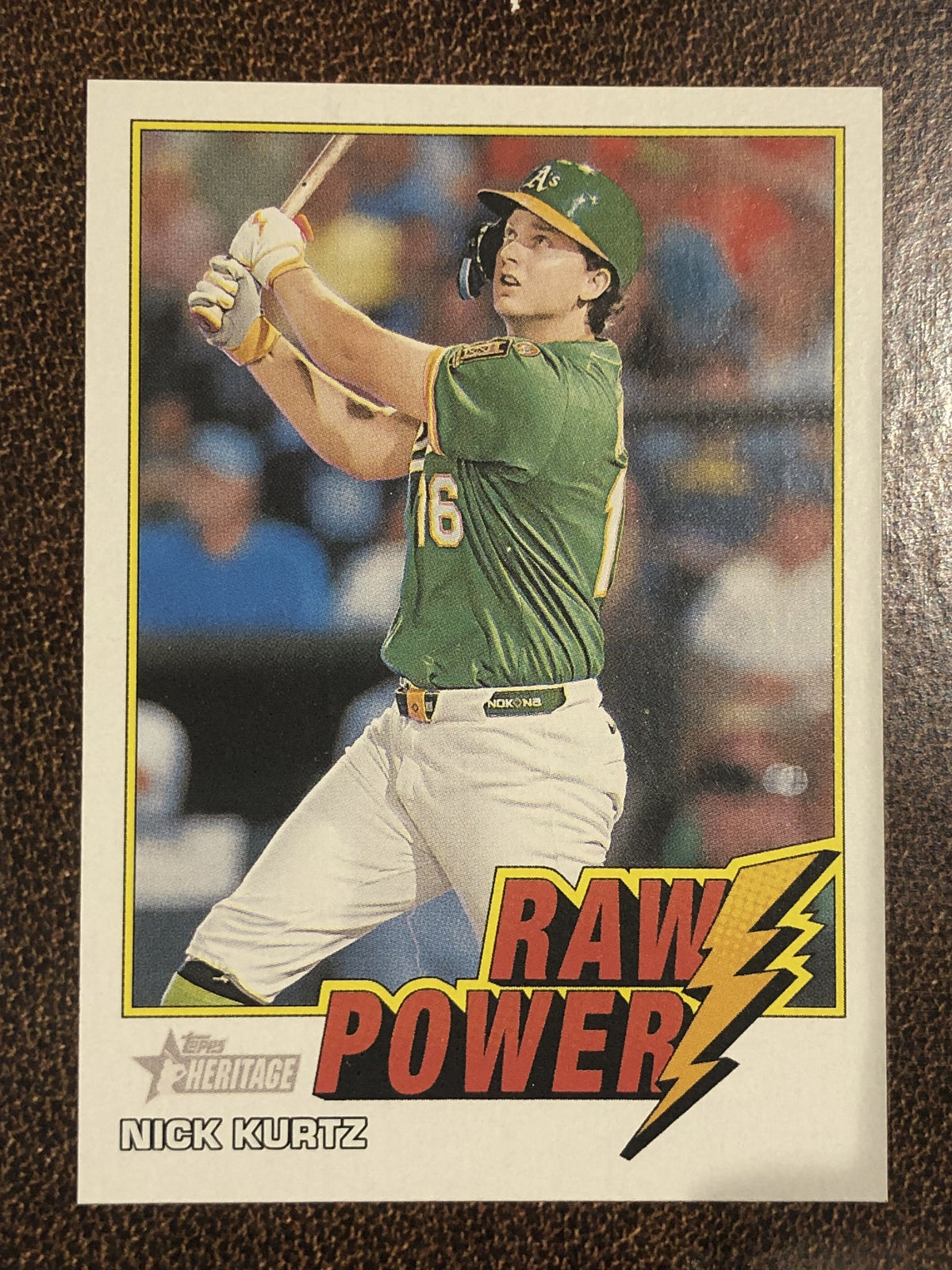 Nick Kurtz - 2026 Topps Heritage - Raw Power - Athletics