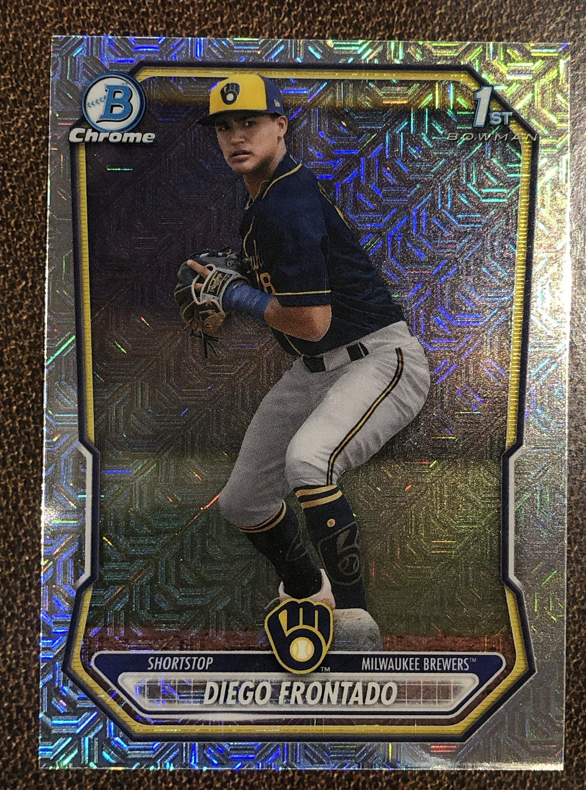 Diego Frontado - 2026 Bowman Chrome - 1st Bowman MOJO - Brewers