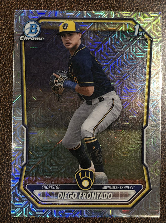Diego Frontado - 2026 Bowman Chrome - 1st Bowman MOJO - Brewers
