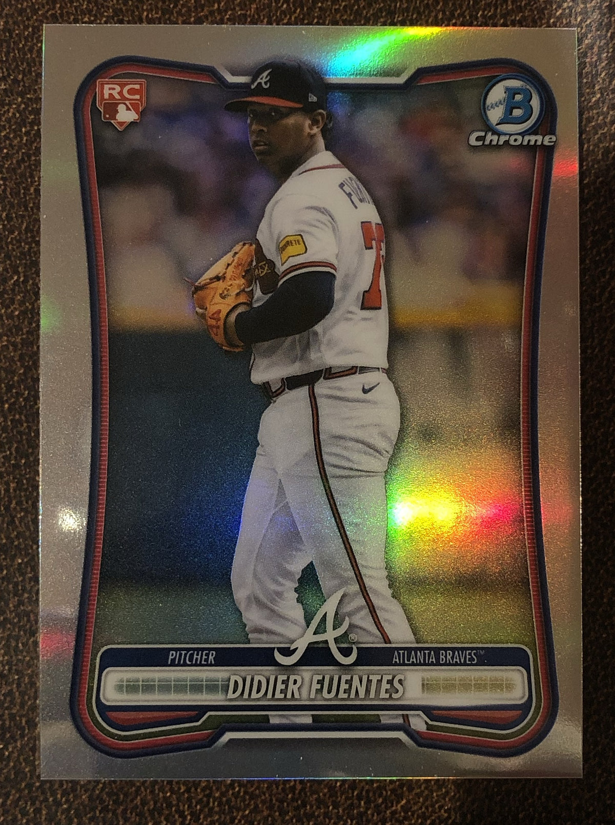 Didier Fuentes - 2026 Bowman Chrome - Red Rookie Redemption - Braves