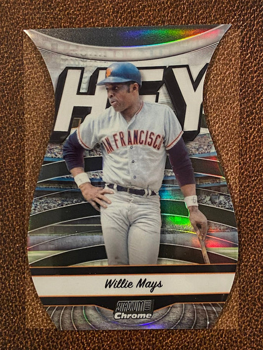 Willie Mays - 2024 Topps Stadium Club - Triumvirates Nickname - Giants