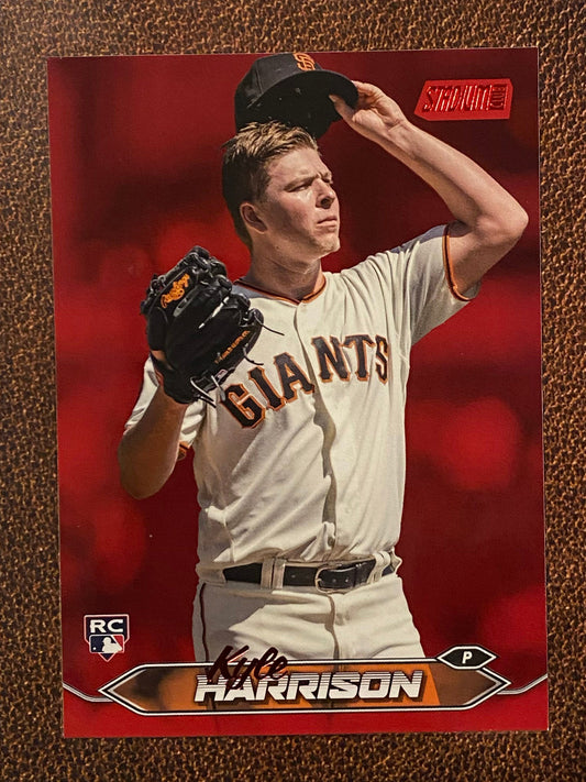 Kyle Harrison - 2024 Topps Stadium Club - Red Foil - Giants