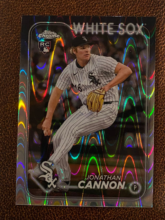 Jonathan Cannon - 2024 Topps Chrome Update - Raywave Refractor - White Sox