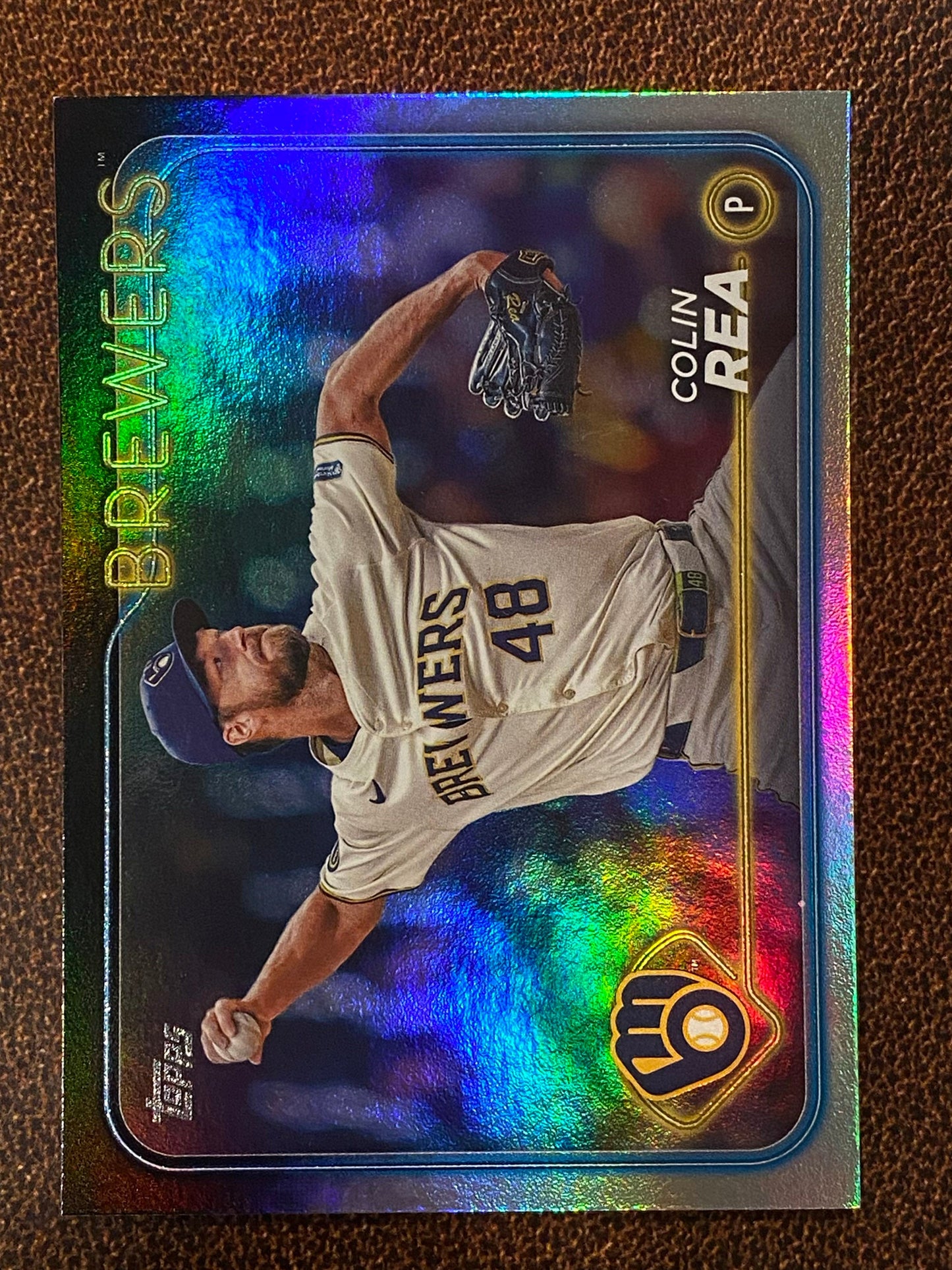 Colin Rea - 2024 Topps Update - Rainbow Foil - Brewers