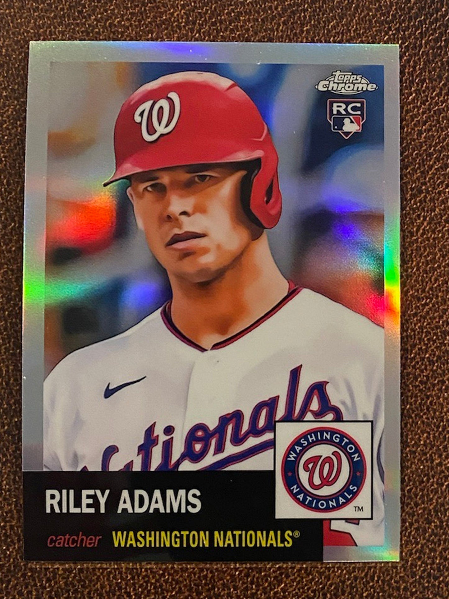 Riley Adams - 2022 Topps Chrome Platinum Anniversary - Refractor - Nationals