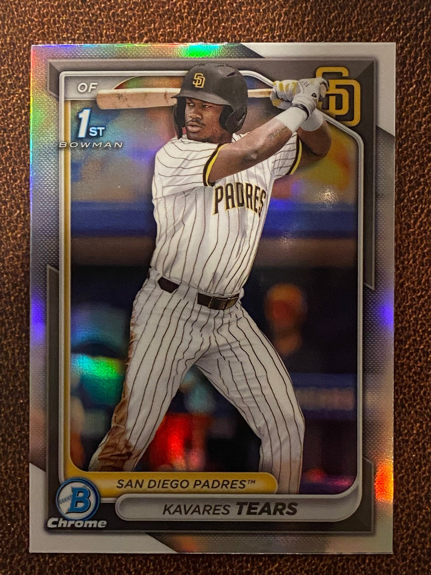 Kavares Tears - 2024 Bowman Draft - Refractor - Padres
