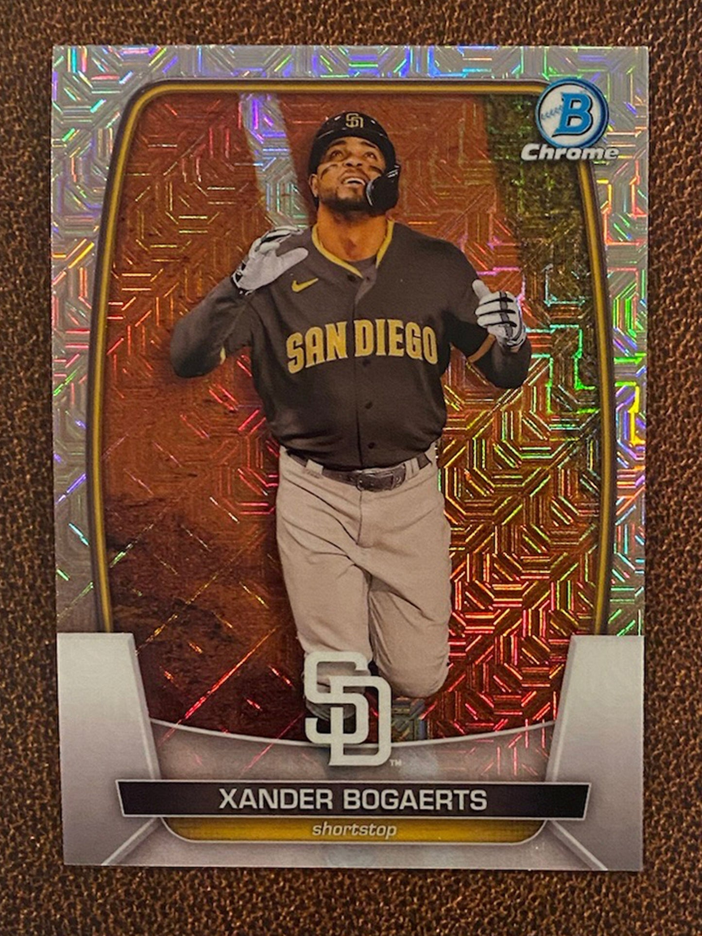 Xander Bogaerts - 2023 Bowman - Mega Box Mojo Refractor - Padres