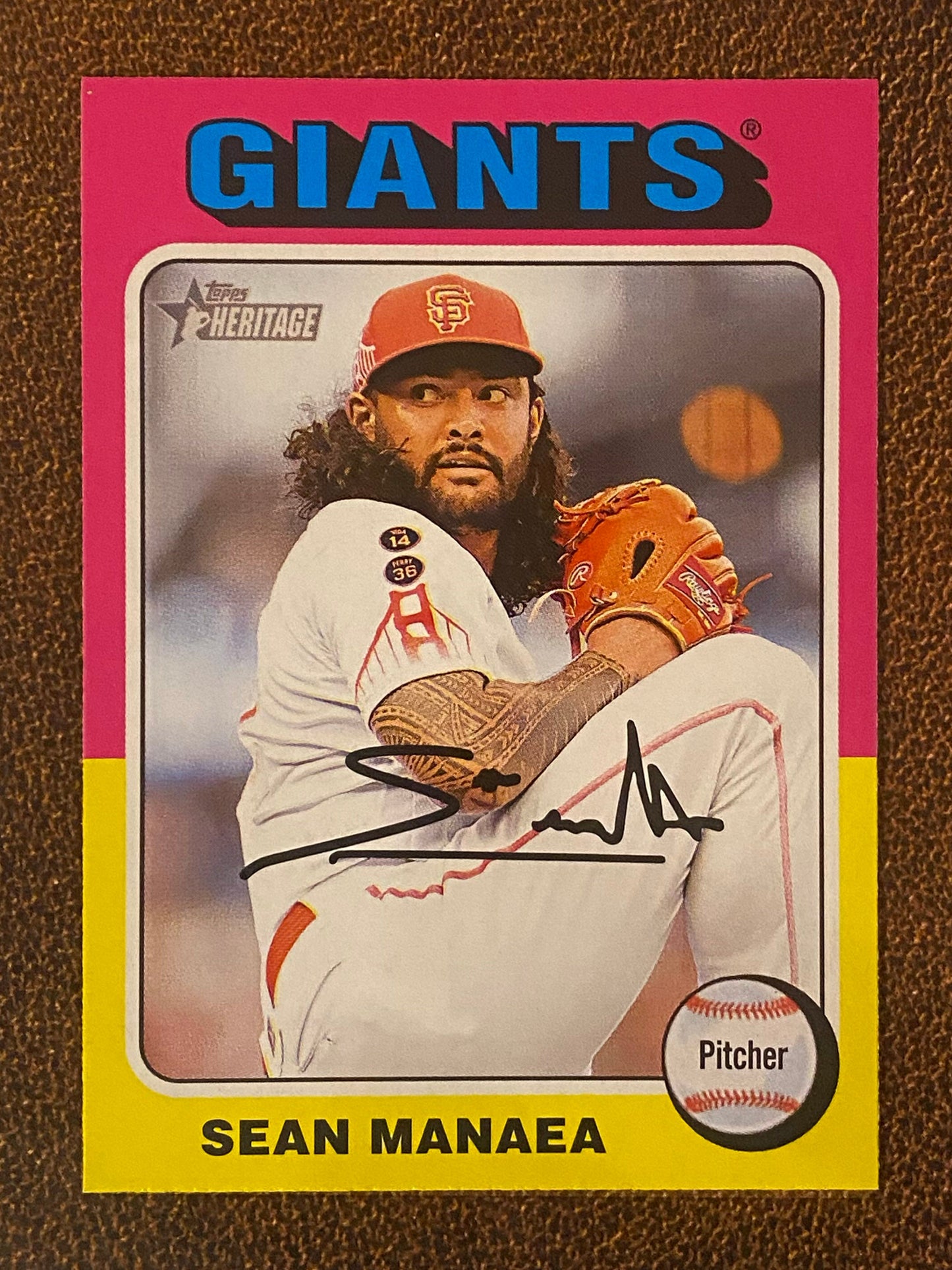 Sean Manaea - 2024 Topps Heritage - Low Number Short Prints - Giants
