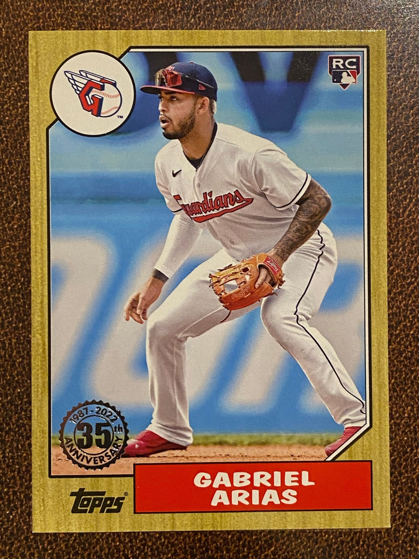 Gabriel Arias - 2022 Topps Update - 1987 Insert - Guardians