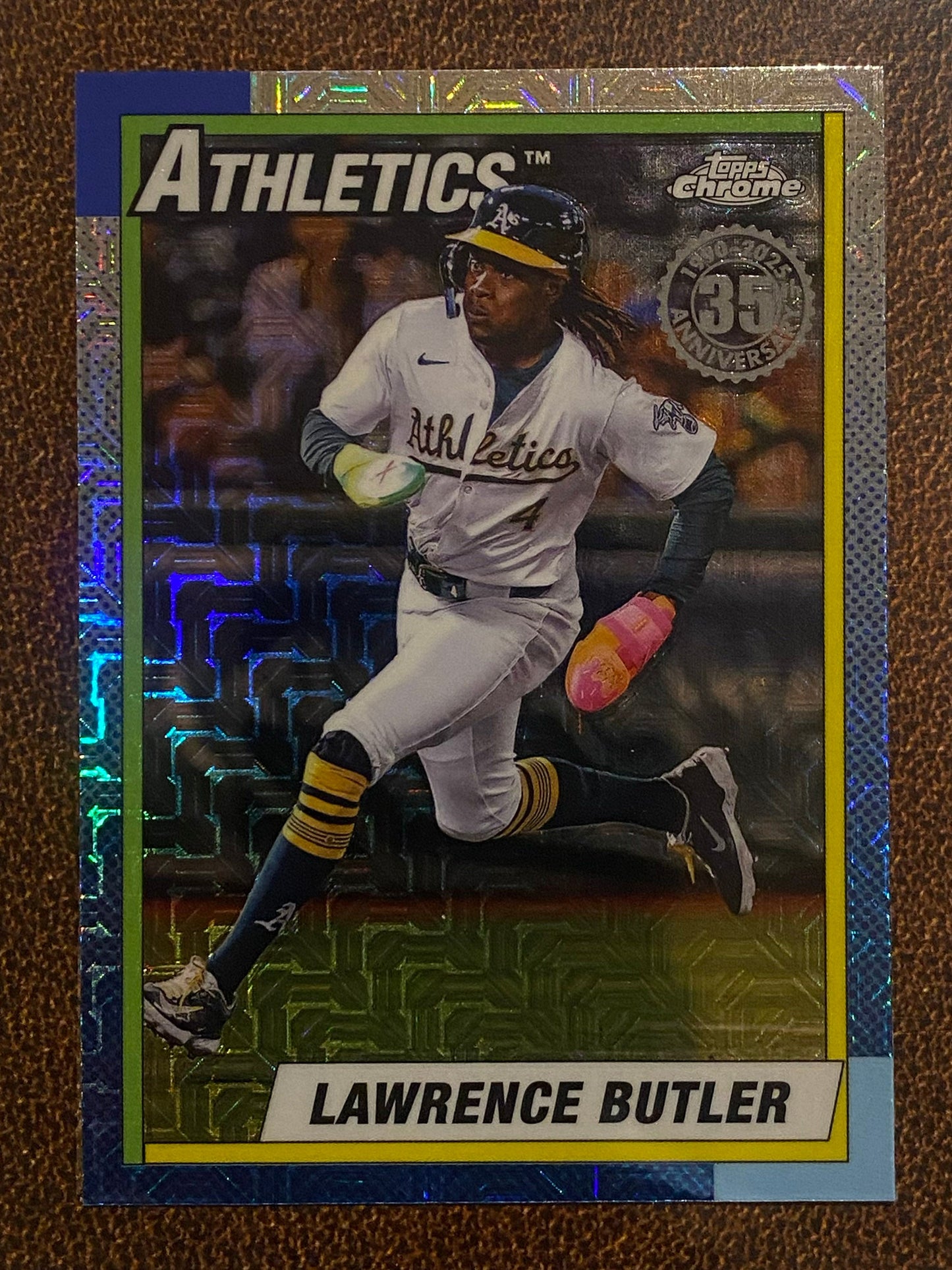 Lawrence Butler - 2025 Topps Series 2 - 1990 Mojo Refractor - Athletics