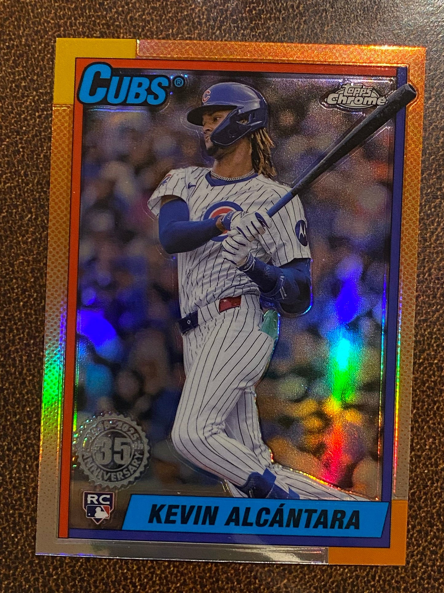 Kevin Alcantara - 2025 Topps Chrome - 1990 Insert - Cubs