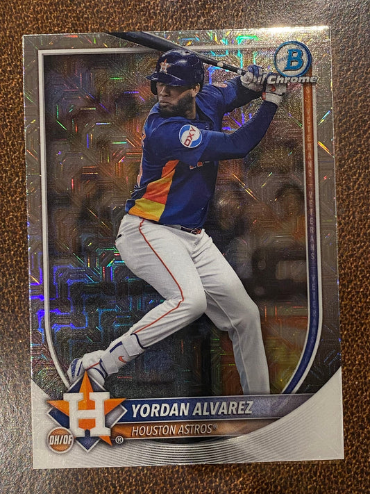 Yordan Alvarez - 2025 Bowman Chrome - Mojo - Astros