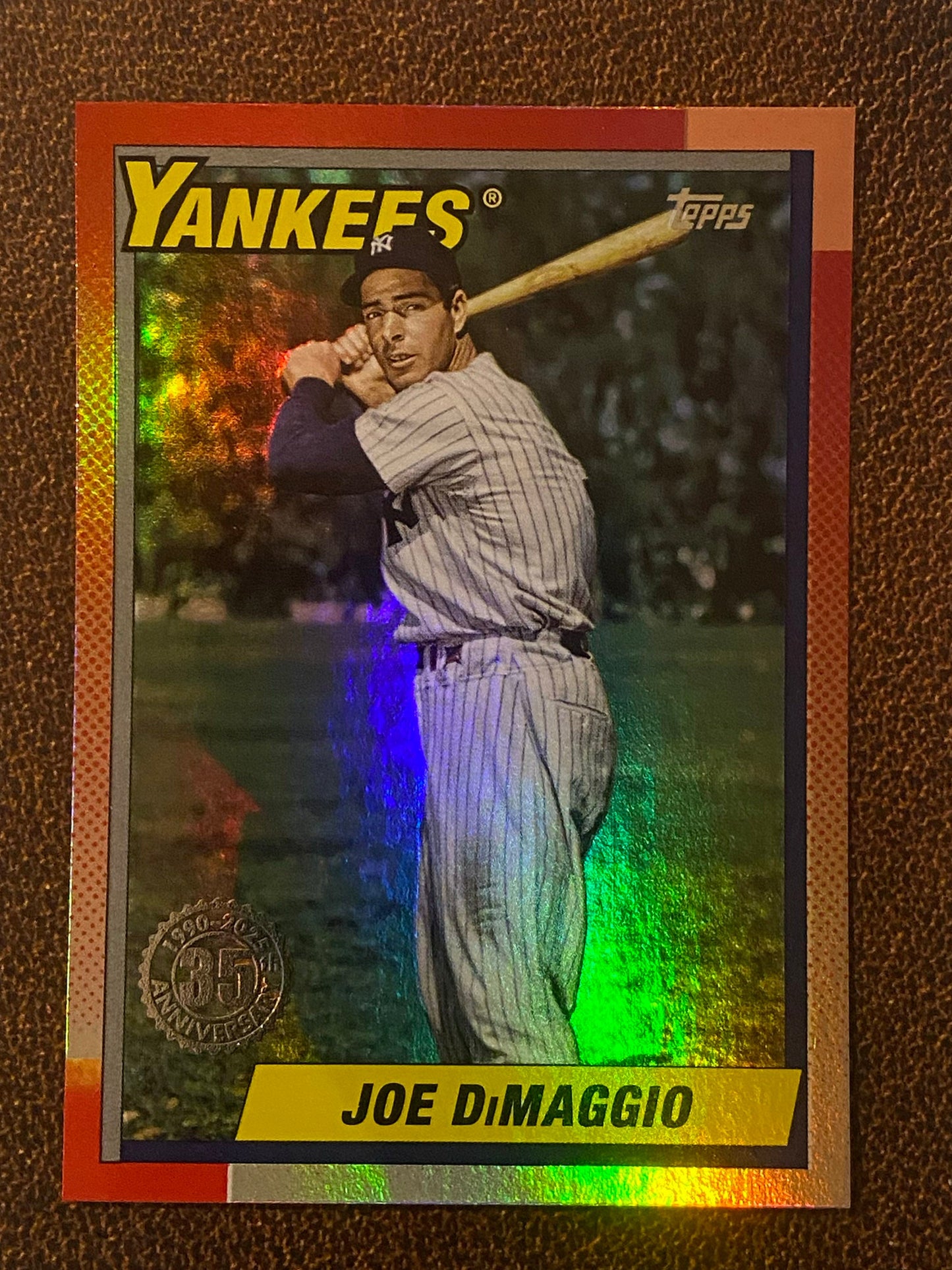 Joe DiMaggio - 2025 Topps Update - 1990 Foil Insert - Yankees