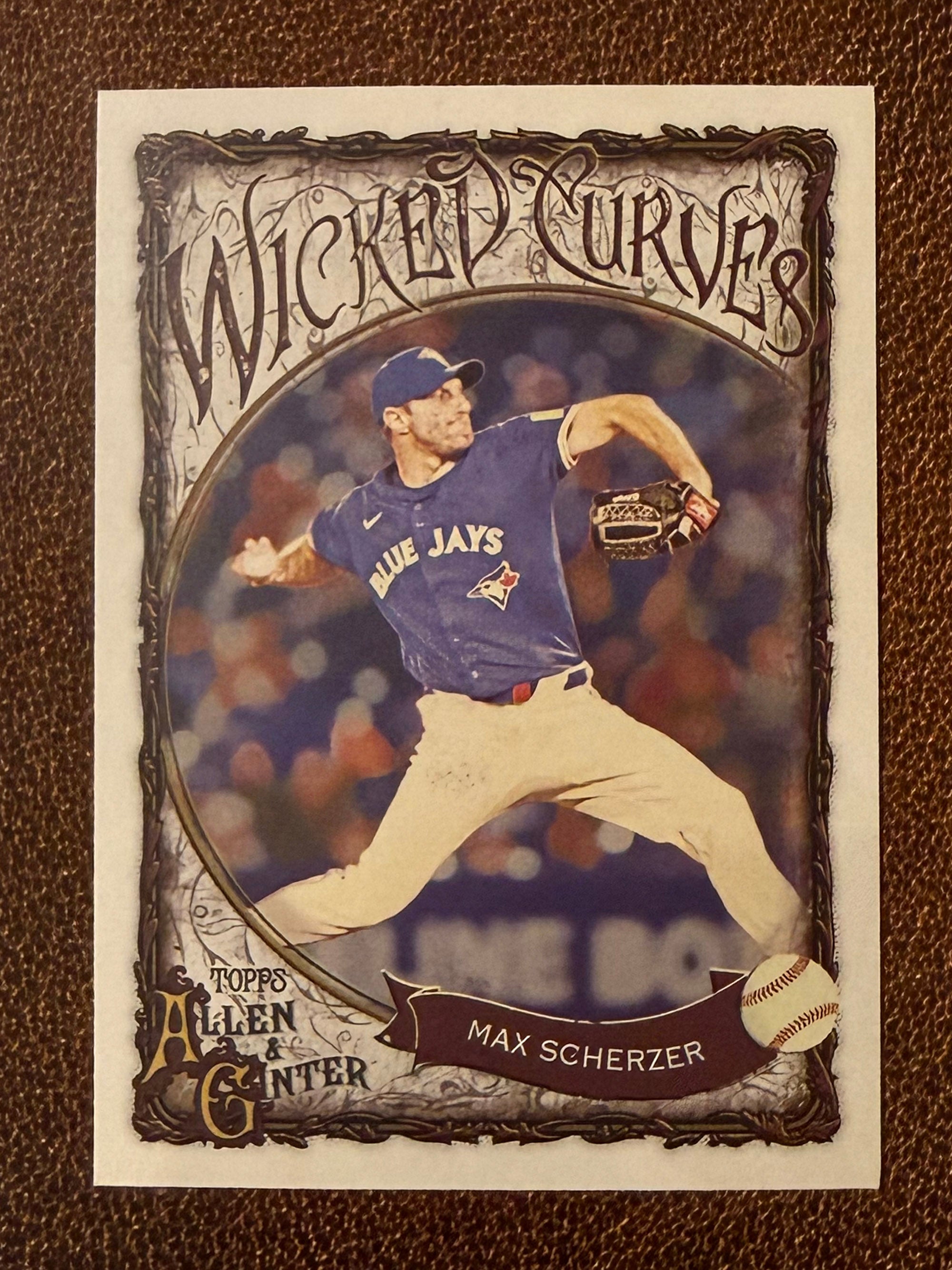 Max Scherzer - 2025 Allen & Ginter - Wicked Curves - Blue Jays ...