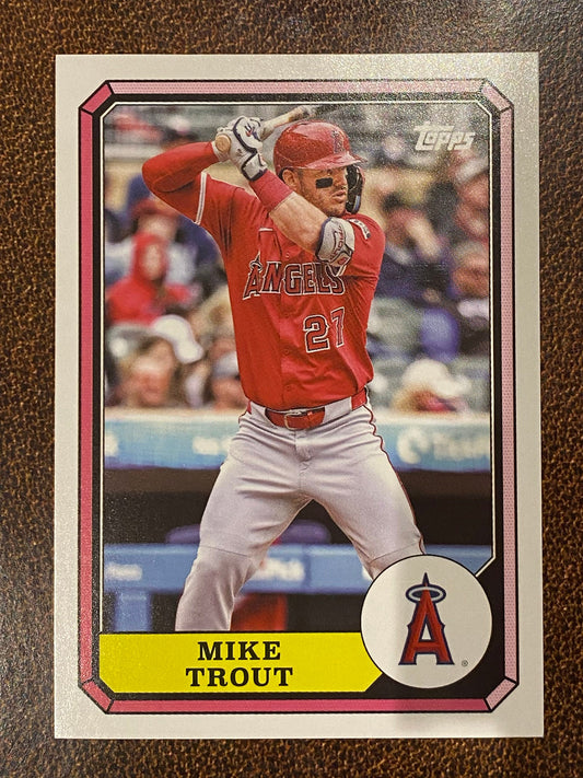 Mike Trout - 2025 Topps Archives - Boardwalk Insert - Angels