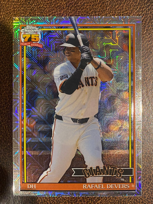Rafael Devers - 2026 Topps Series 1 - Mojo Refractor - Giants