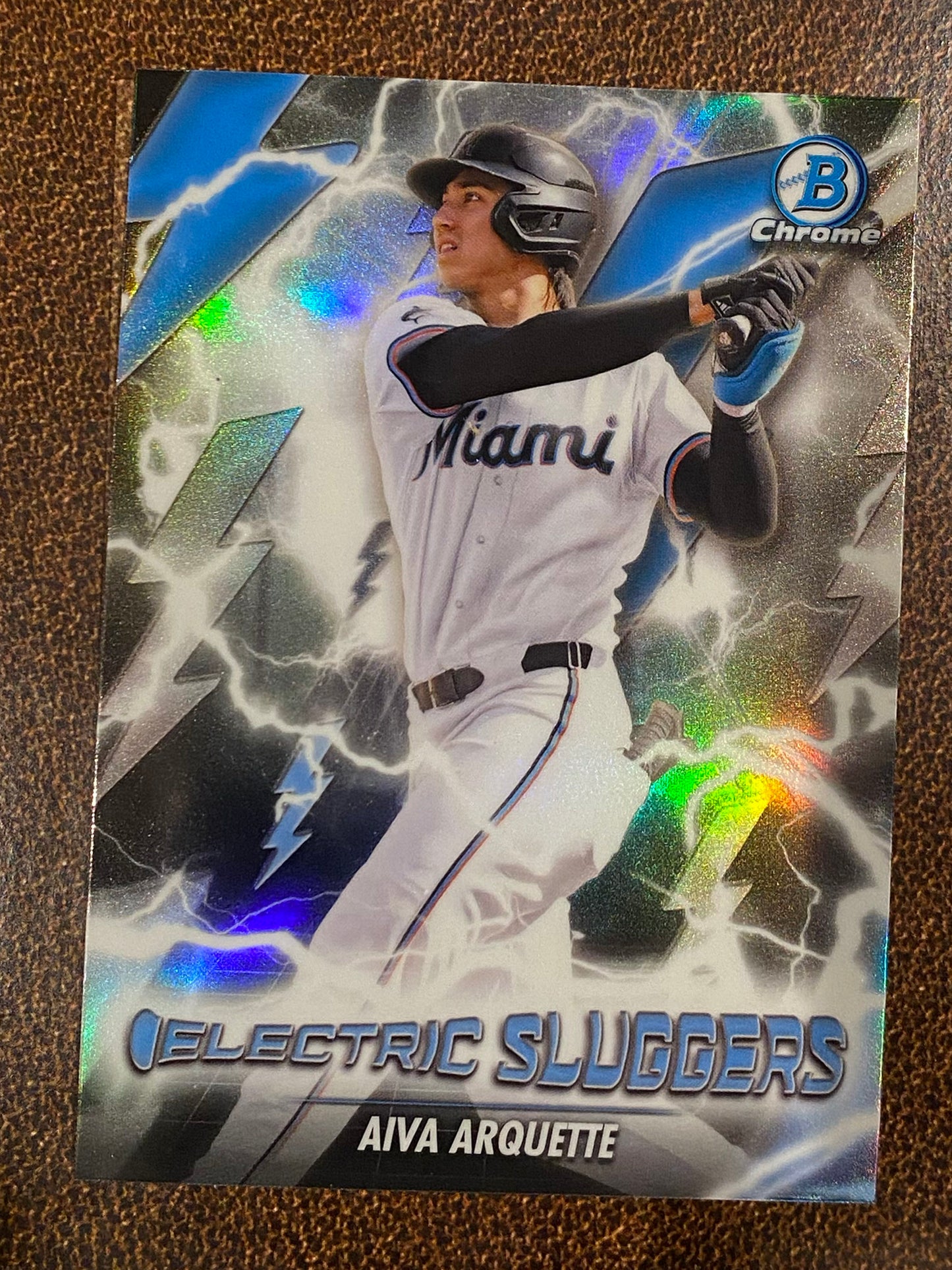 Aiva Arquette - 2026 Bowman - Electric Sluggers Insert - Marlins