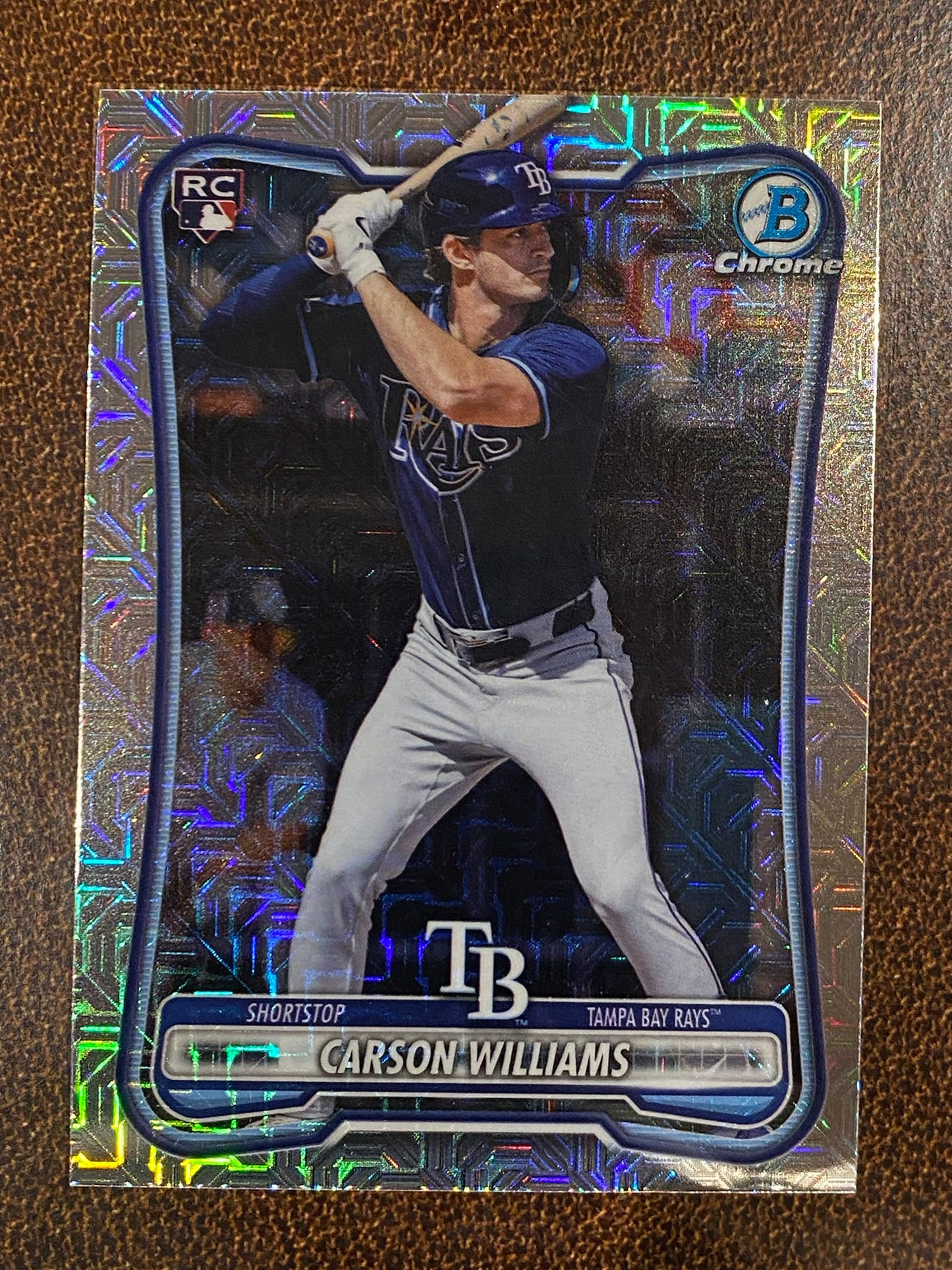 Carson Williams - 2026 Bowman - Rookie MOJO Refractor - Rays