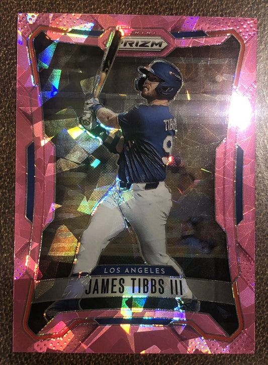 James Tibbs III - 2026 Panini Prizm - Pink Ice - Dodgers