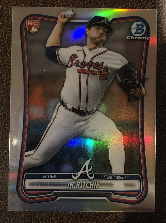 JR Ritchie - 2026 Bowman Chrome - Red Rookie Redemption - Braves