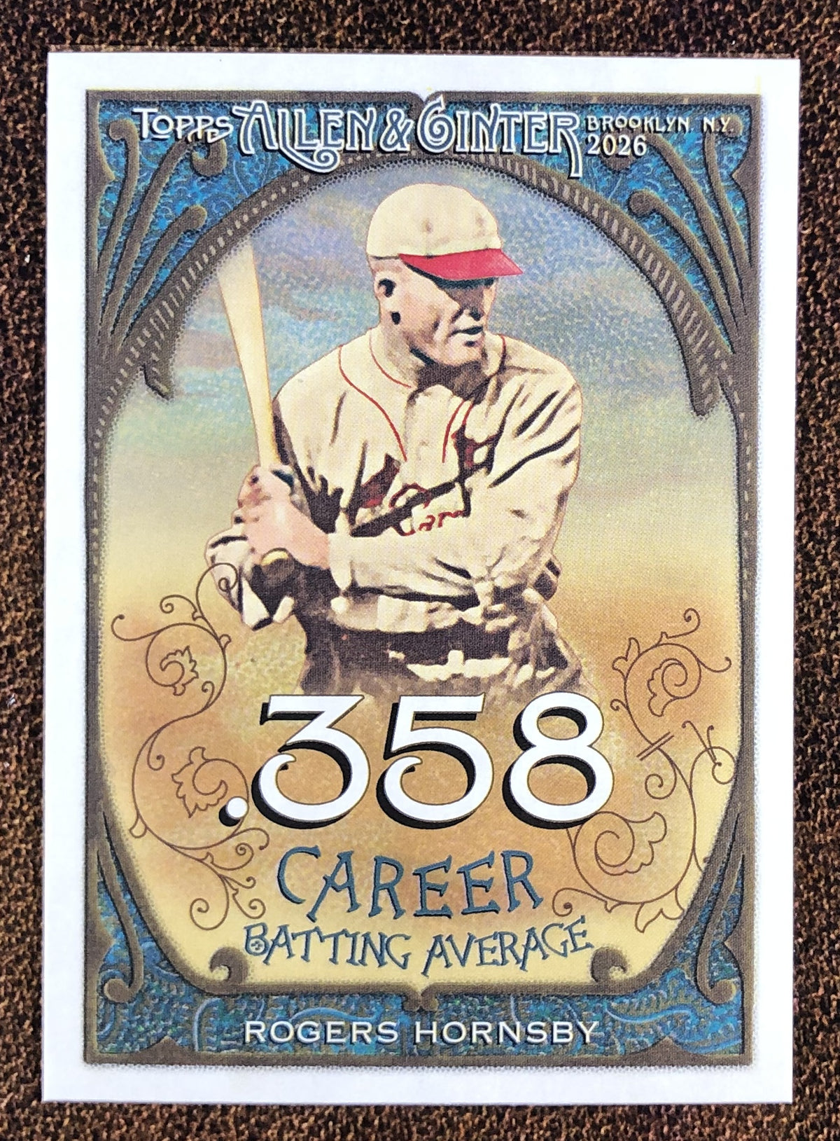 Rogers Hornsby - 2026 Topps Allen & Ginter - Career Insert (CR-33 - Cardinals