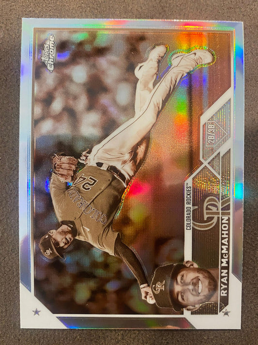 Ryan McMahon - 2023 Topps Chrome - Sepia Refractors - Rockies
