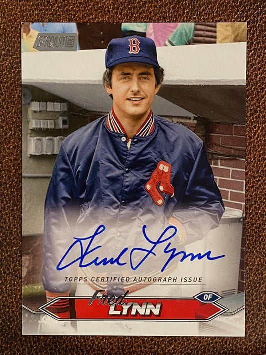Fred Lynn - 2024 Topps Stadium Club - AUTO - Red Sox