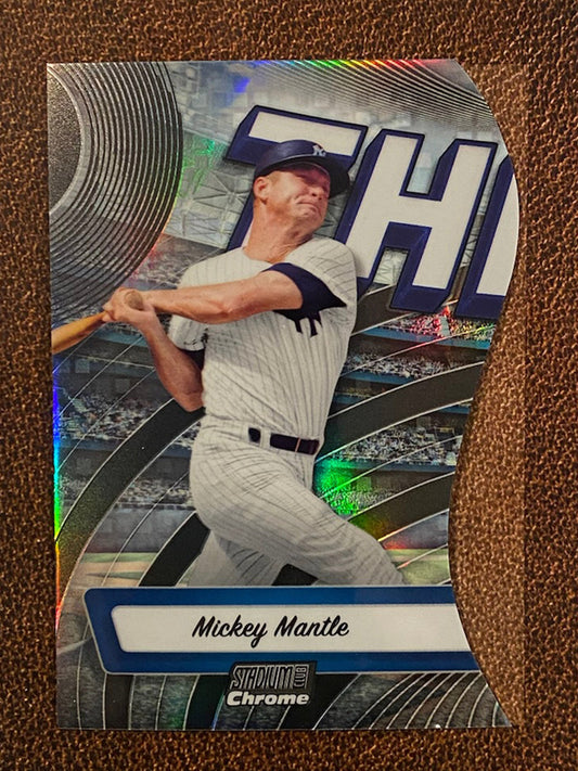 Mickey Mantle - 2024 Topps Stadium Club - Triumvirates Nickname (*Edge Issues Back*) - Yankees