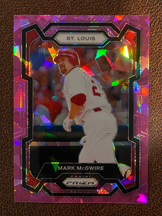 Mark McGwire - 2024 Panini Prizm - Pink Ice - Cardinals