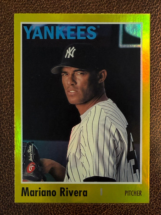 Mariano Rivera - 2024 Topps Archives - Yellow Foil - Yankees