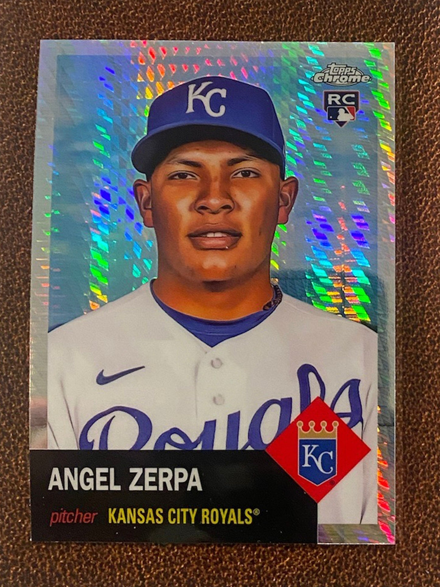 Angel Zerpa - 2022 Topps Chrome Platinum Anniversary - Prism Refractor - Royals