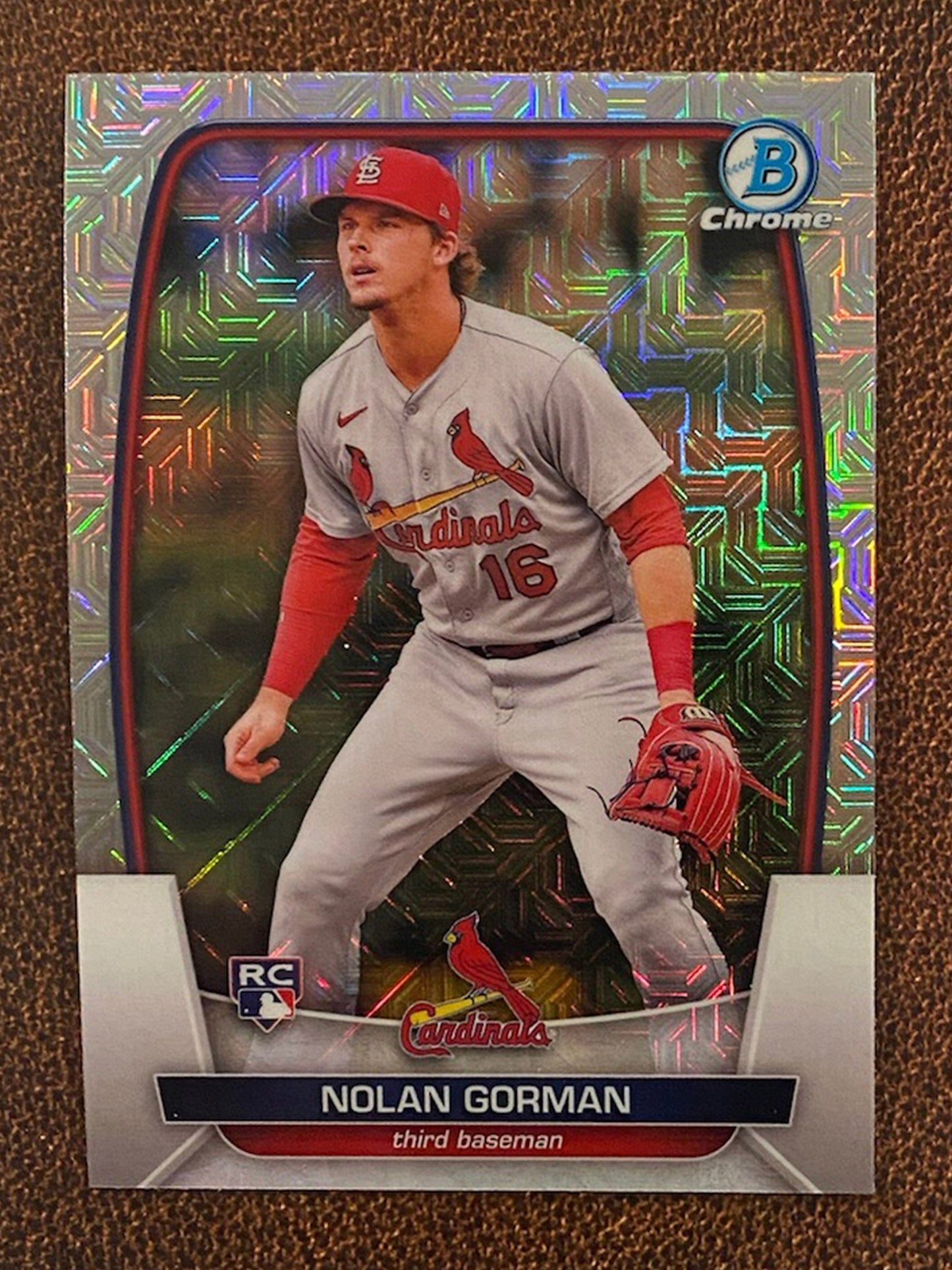 Nolan Gorman - 2023 Bowman - Mega Box Mojo Refractor - Cardinals