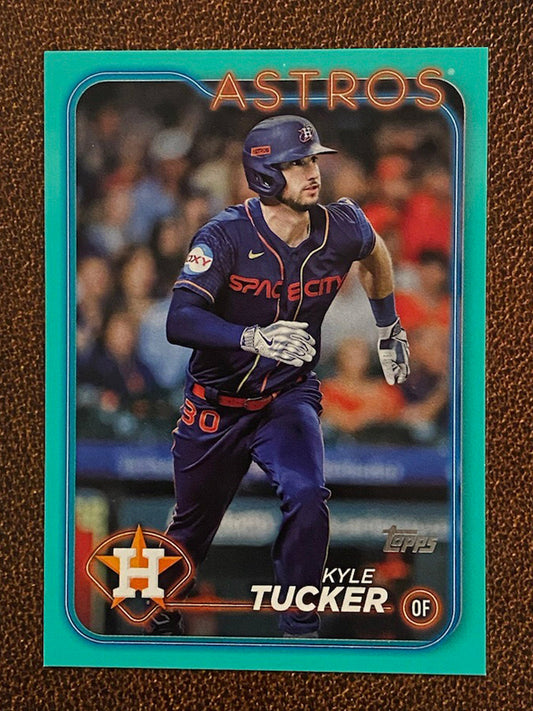 Kyle Tucker - 2024 Topps Series 2 - Aqua Parallel - Astros