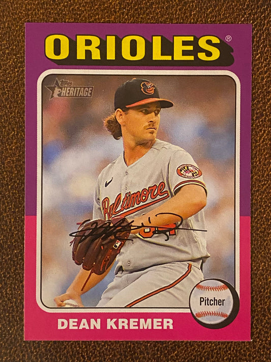 Dean Kremer - 2024 Topps Heritage - Low Number Short Prints - Orioles