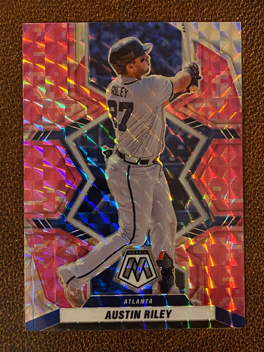 Austin Riley - 2022 Mosaic - Pink Camo - Braves