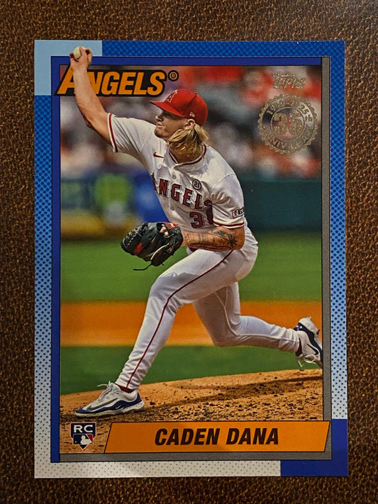 Caden Dana - 2025 Topps Series 2 - 1990 Insert - Angels