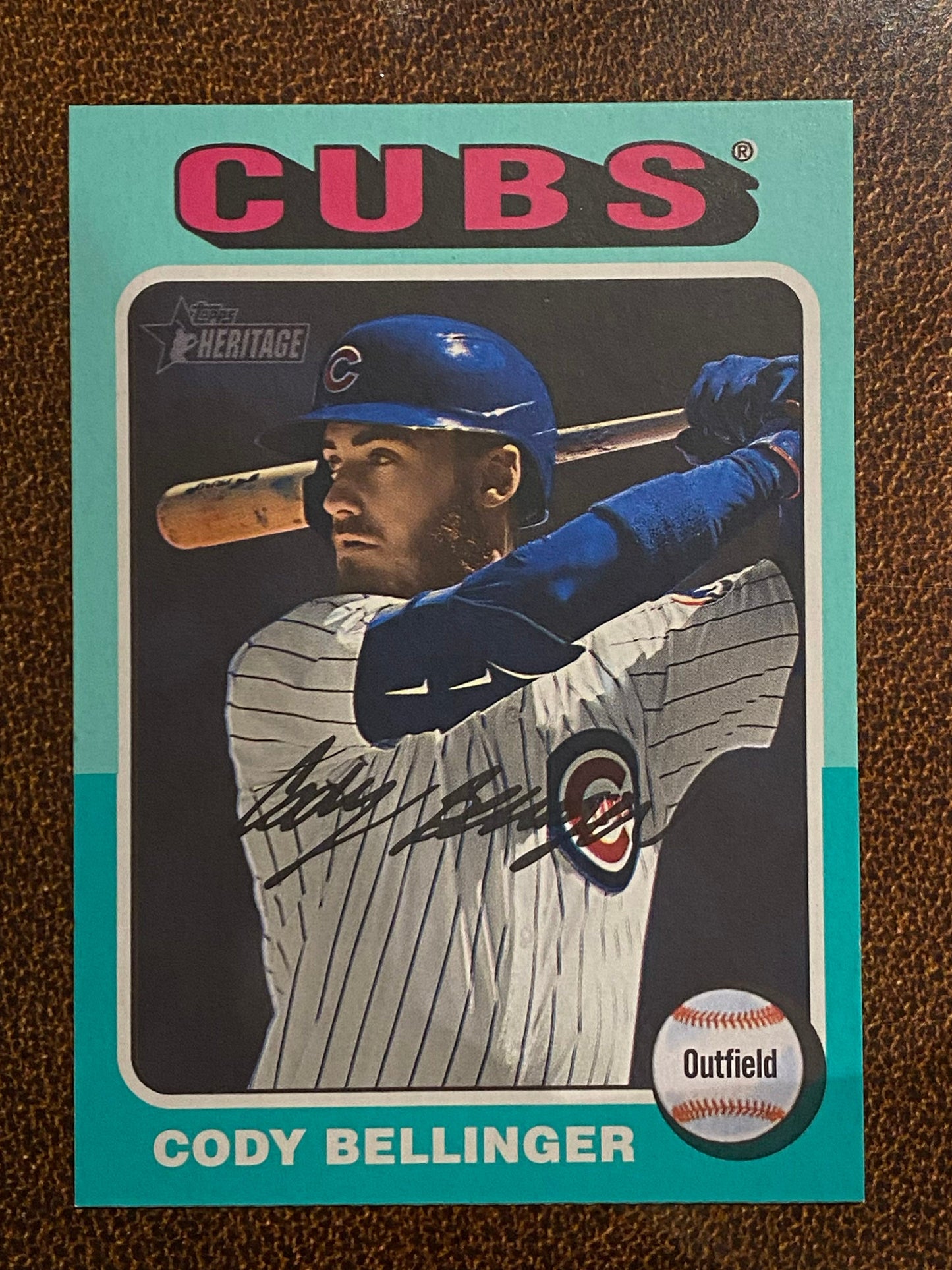 Cody Bellinger - 2024 Topps Heritage High Number - Aqua Border - Cubs