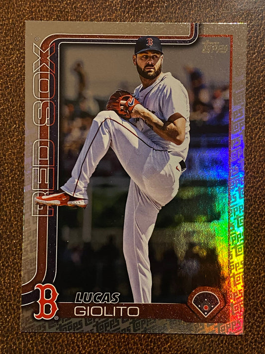 Lucas Giolito - 2025 Topps Series 2 - Fanatics Exclusive Topps Foil Border - Red Sox