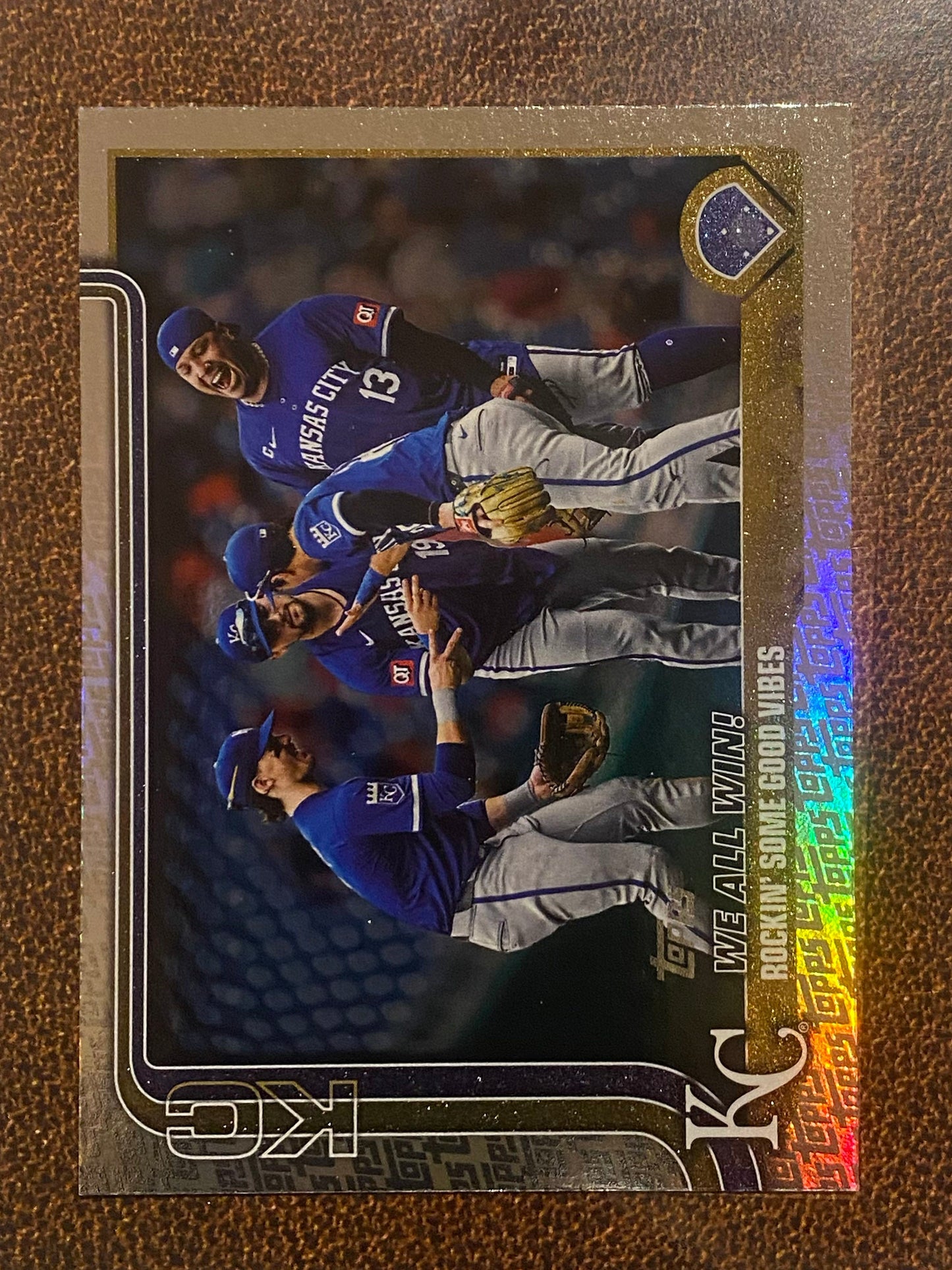 Kansas City Royals - 2025 Topps Series 2 - Fanatics Exclusive Topps Foil Border (We All Win) - Royals