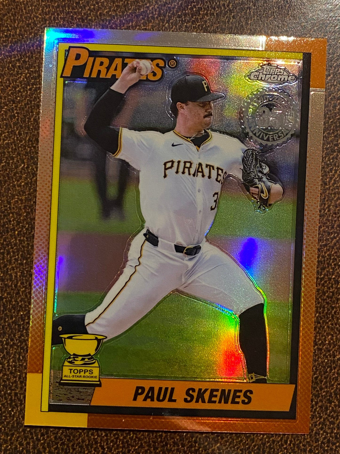 Paul Skenes - 2025 Topps Chrome - 1990 Insert - Pirates