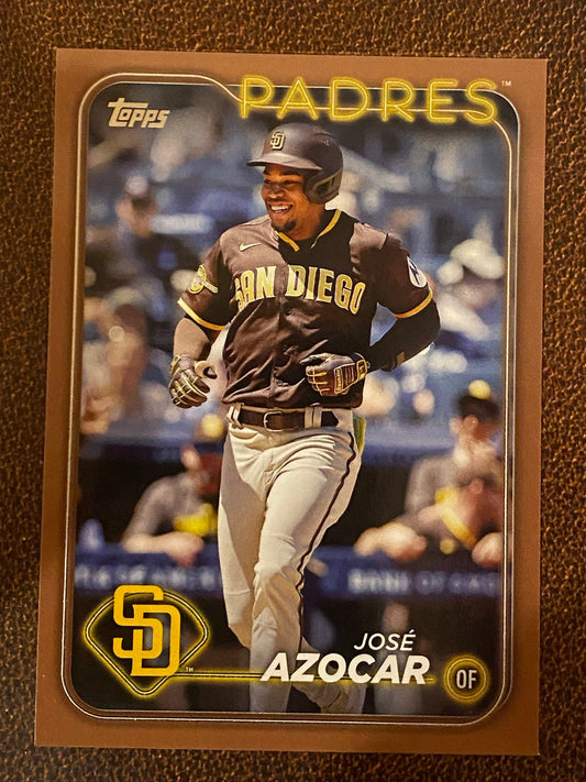 Jose Azocar - 2024 Topps Series 2 - Gold /2024 - Padres