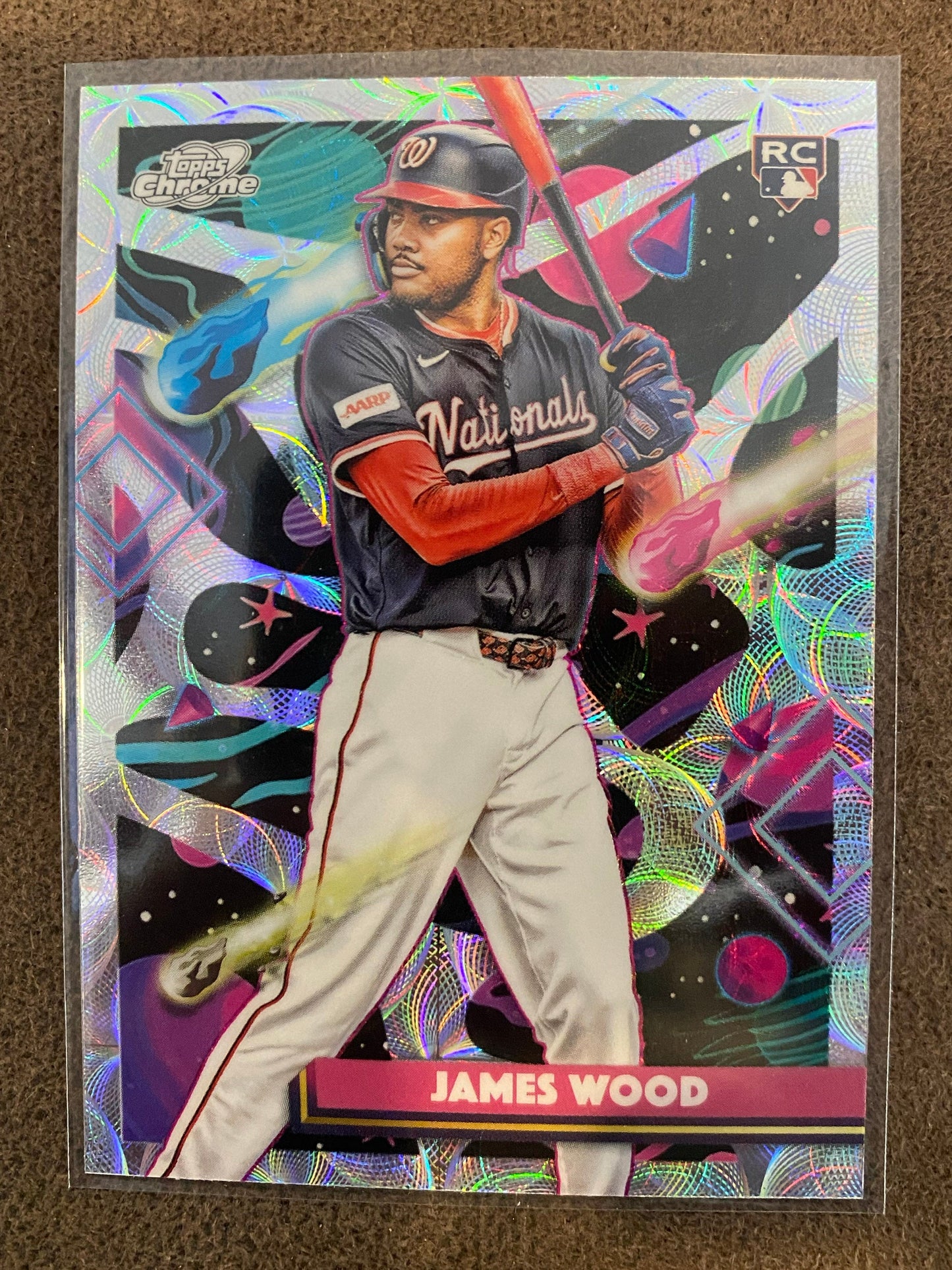 James Wood - 2025 Topps Chrome Cosmic - Nucleus Refractor - Nationals