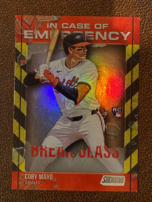 Coby Mayo - 2025 Topps Stadium Club - Break Glass Insert - Orioles