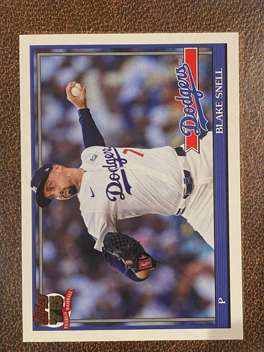 Blake Snell - 2026 Topps Series 2 - 1991 Topps - Dodgers