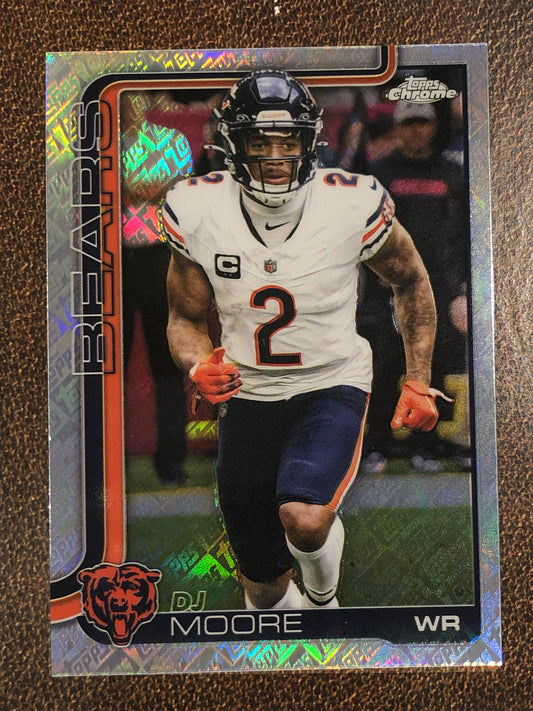 DJ Moore - 2025 Topps Chrome - Topps Foil - Bears