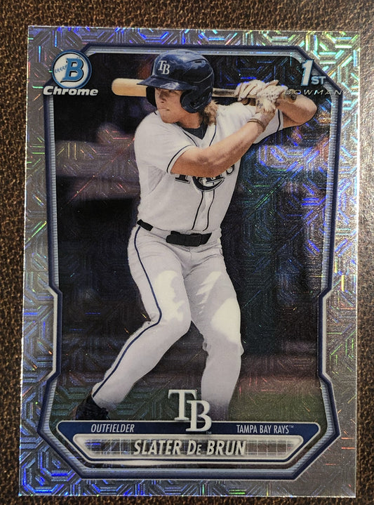 Slater de Brun - 2026 Bowman Chrome - 1st Bowman MOJO - Rays