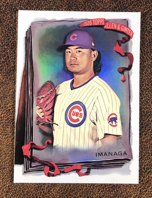 Shota Imanaga - 2026 Topps Allen & Ginter - Silver Portrait Foil - Cubs