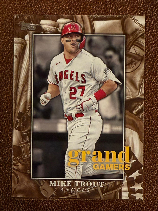 Mike Trout - 2024 Topps Series 1 - Grand Gamers - Angels